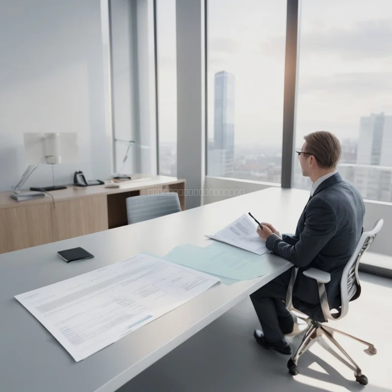 Illustration of property document review